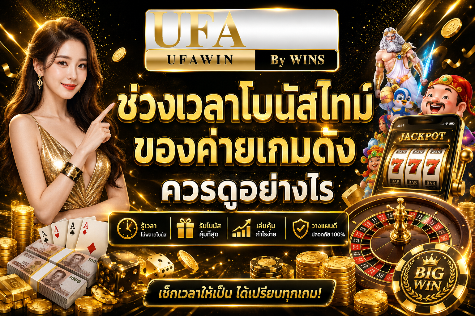 ช่วงเวลาโบนัสไทม์ของค่ายเกมดังควรดูอย่างไร