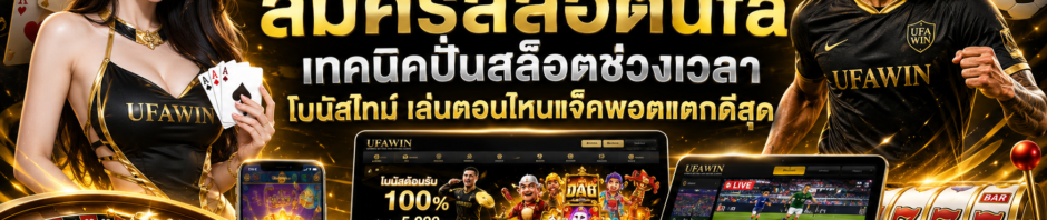 สมัครสล็อตufa เทคนิคปั่นสล็อตช่วงเวลา โบนัสไทม์ เล่นตอนไหนแจ็คพอตแตกดีสุด